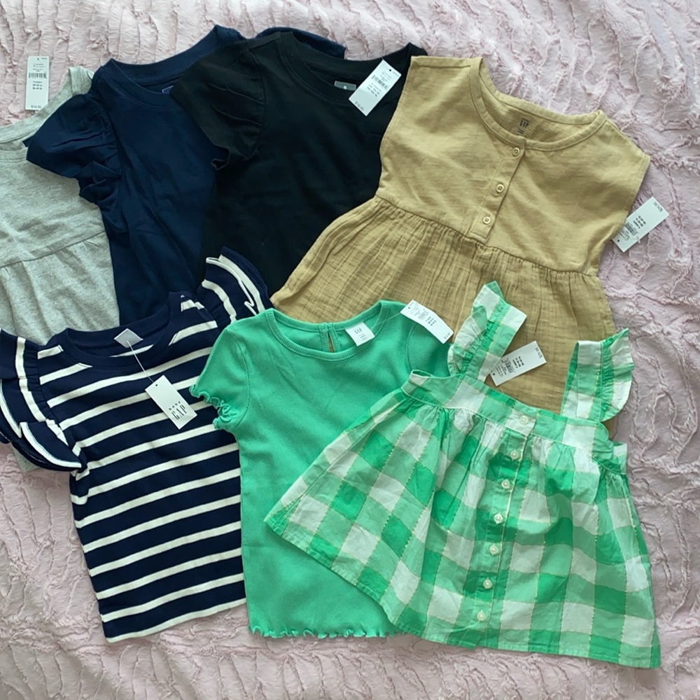 NWT Baby Gap Bundle of 7 Tops